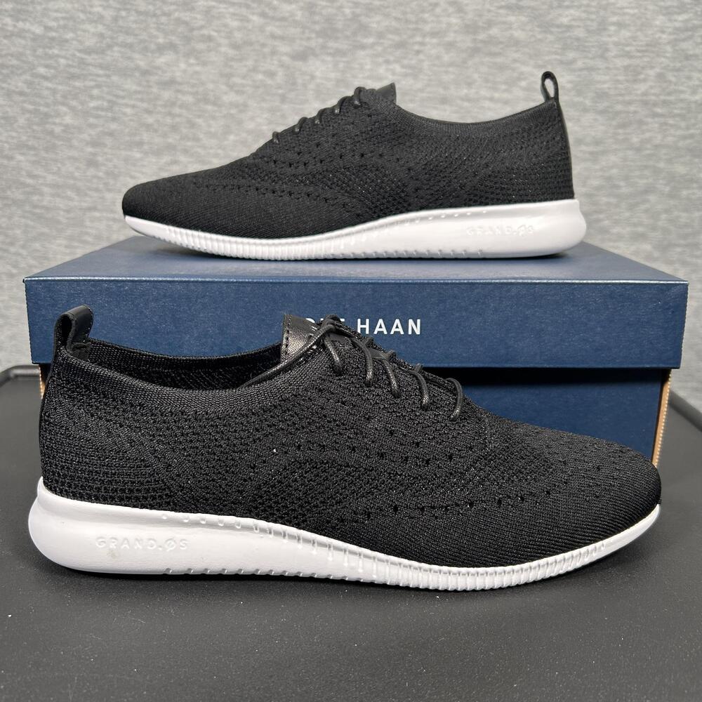Cole Haan 2.ZEROGRAND Stitchlite Shoes Womens Size 9 Black Knit Comfort NEW